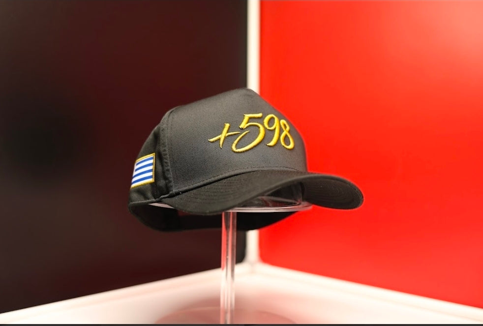 Uruguay +598 A-Frame Snapback